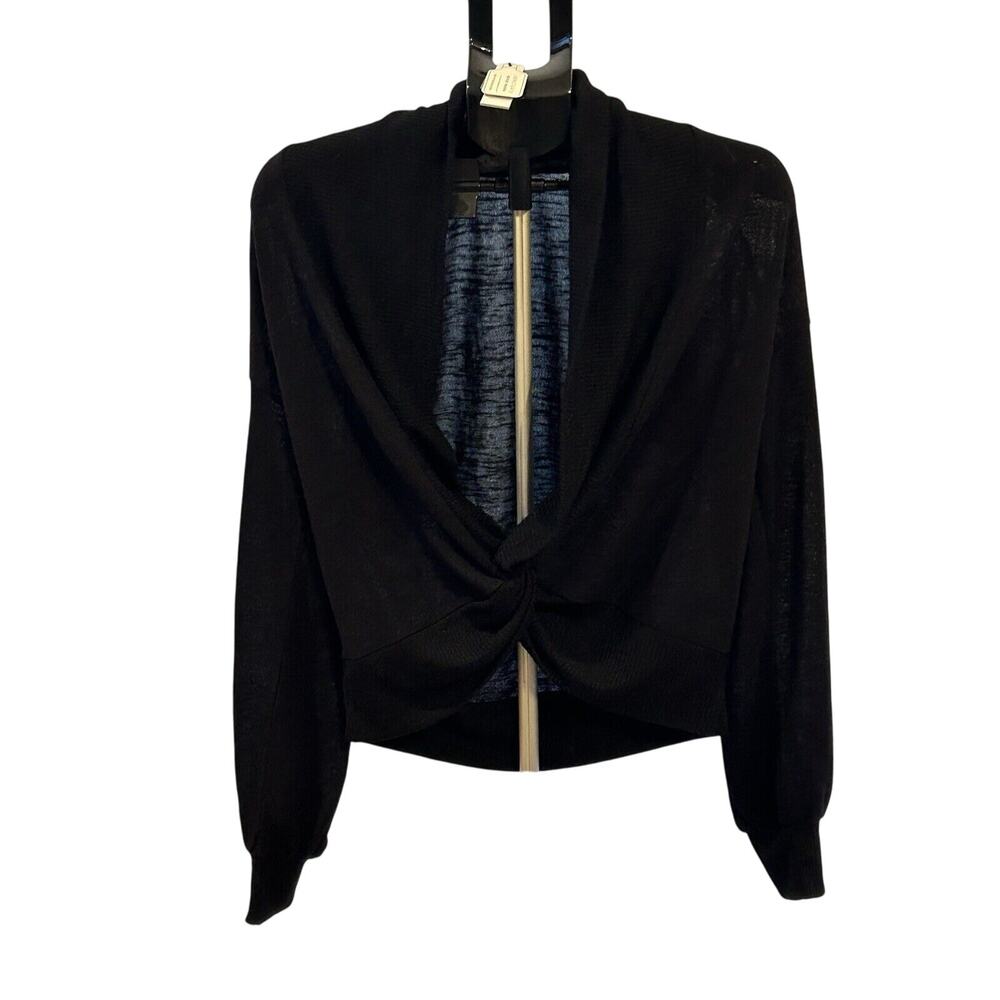 NWT Sanctuary Knotty or Nice Black Top Women's size L